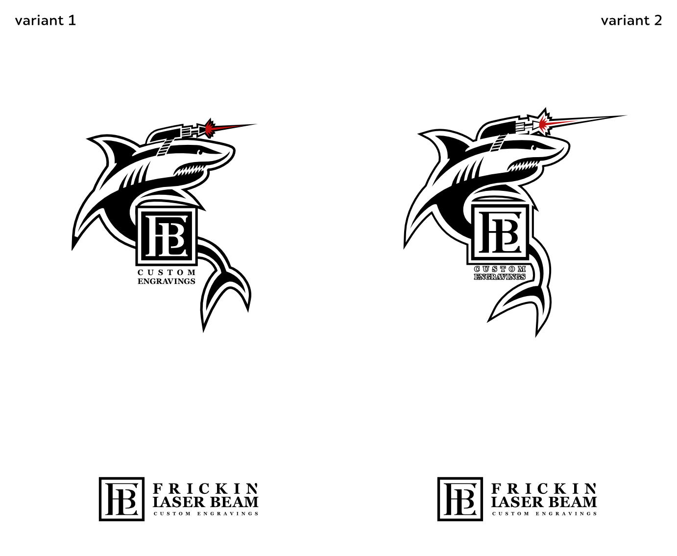 Diseño de Logo por Maestral para Frickin Laser Beam Custom Engravings | Diseño #30409157