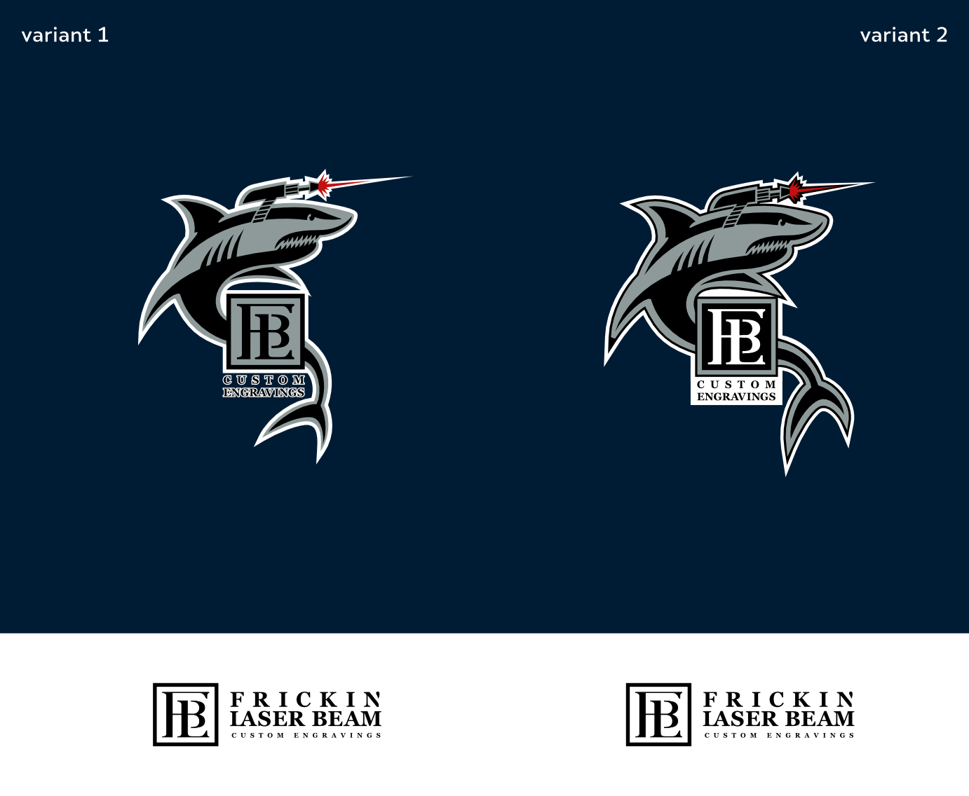 Logo Design by Maestral for Frickin Laser Beam Custom Engravings | Design #30409162
