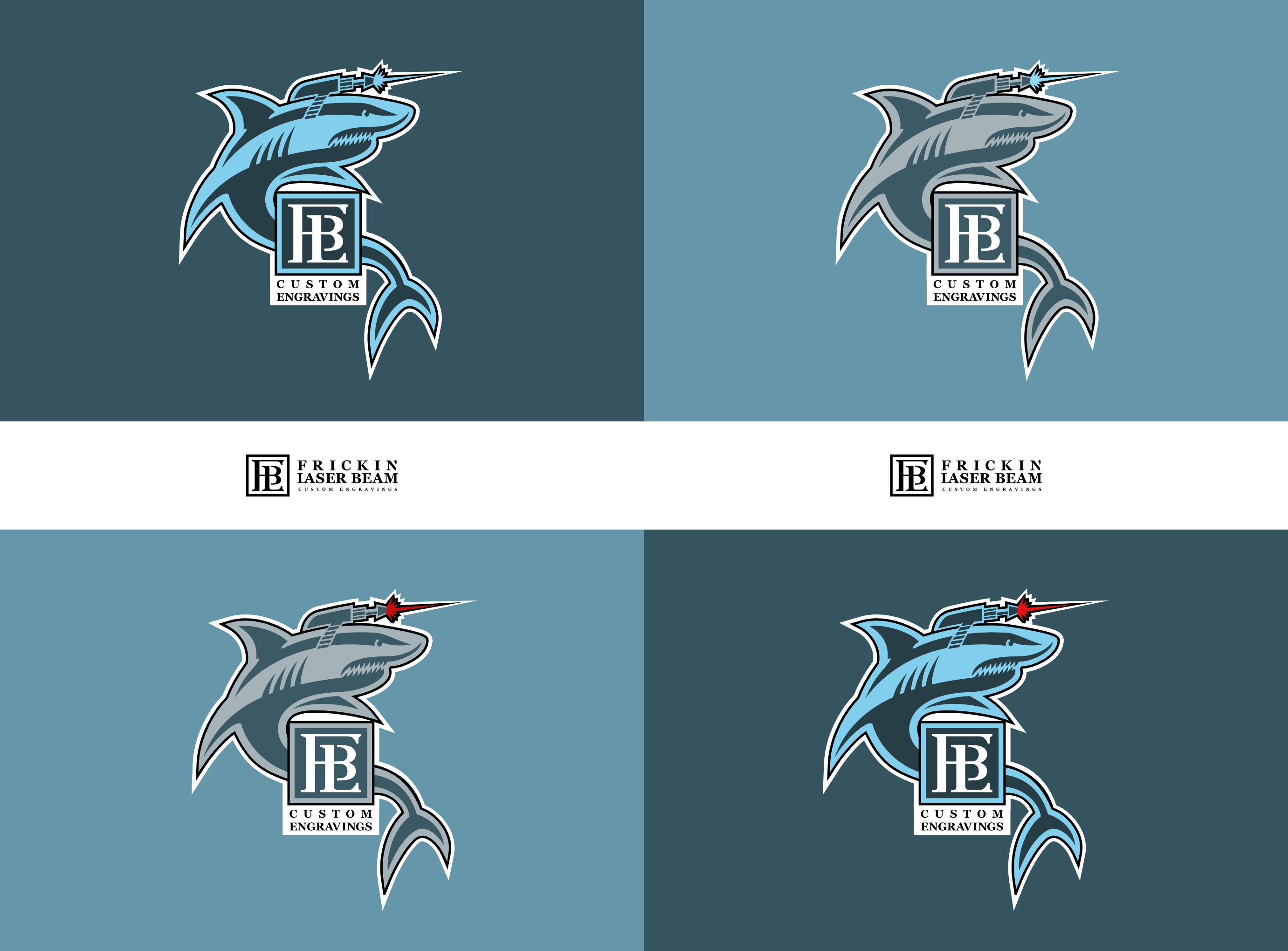 Logo Design by Maestral for Frickin Laser Beam Custom Engravings | Design #30411169