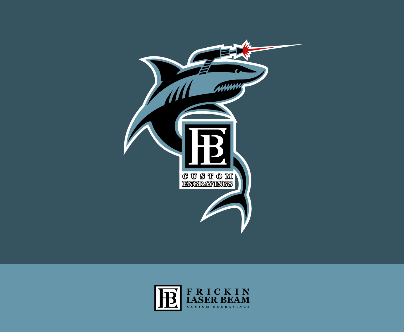Logo Design by Maestral for Frickin Laser Beam Custom Engravings | Design #30411187
