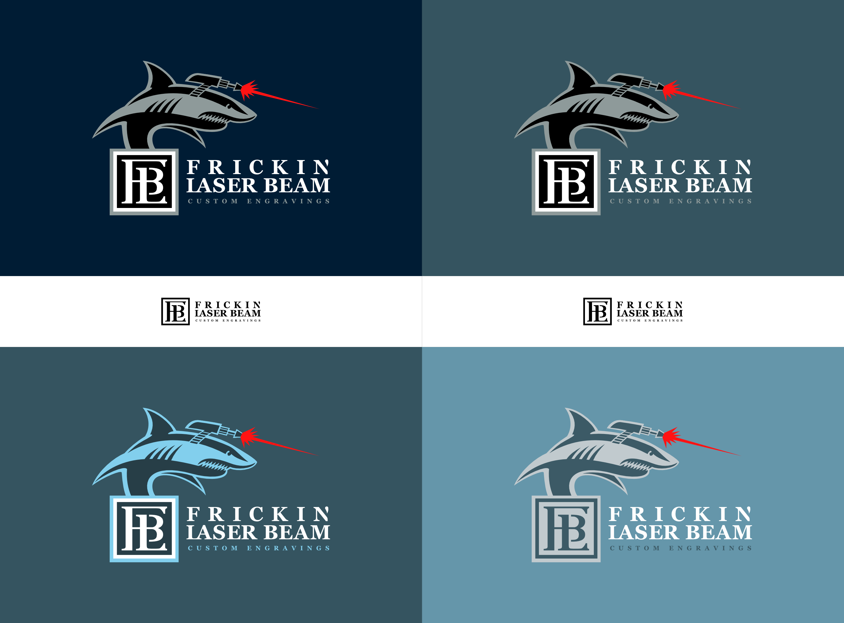 Logo Design by Maestral for Frickin Laser Beam Custom Engravings | Design #30411228