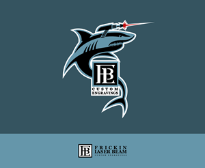 Logo Design by Maestral for Frickin Laser Beam Custom Engravings | Design: #30413125