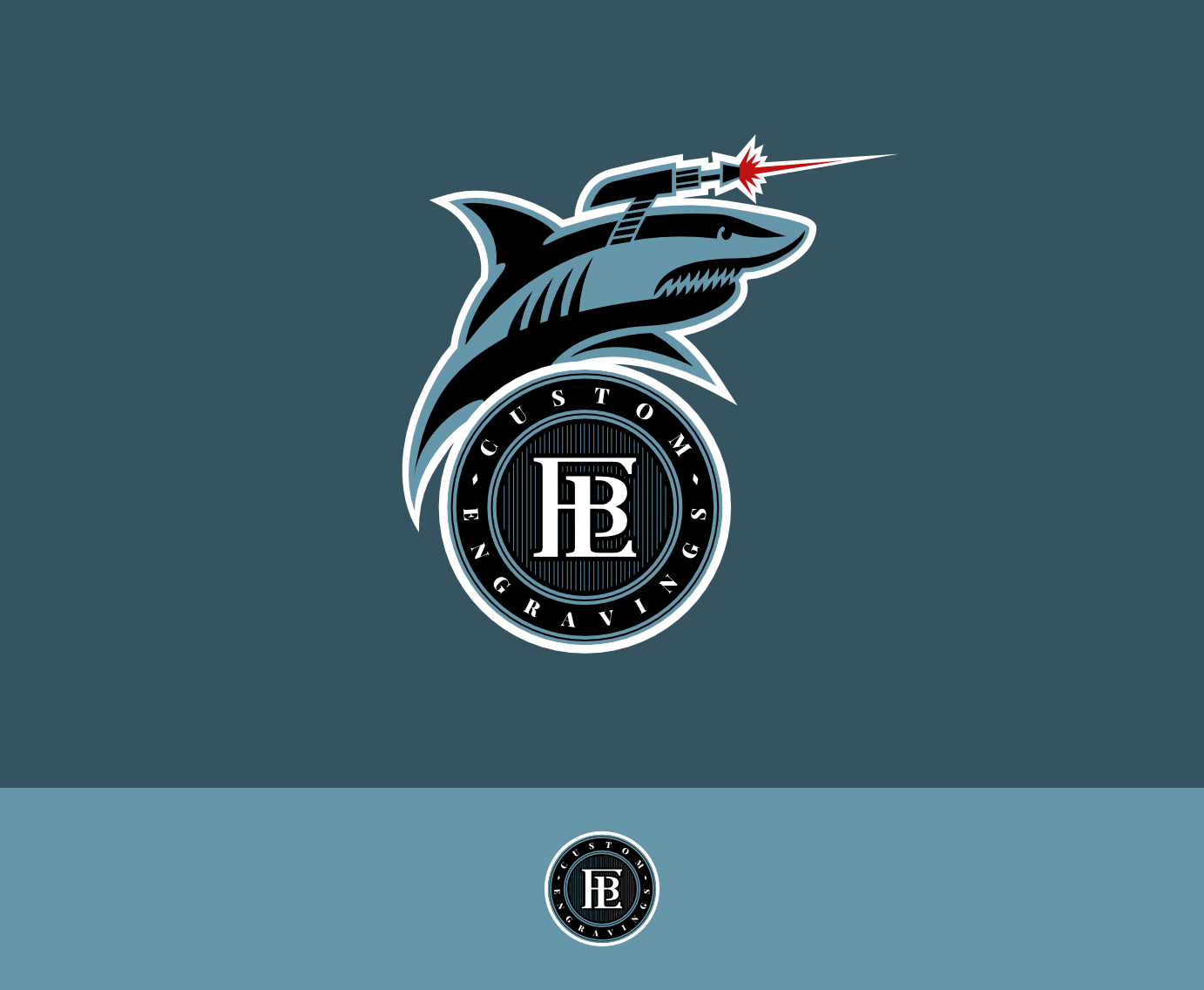 Logo Design by Maestral for Frickin Laser Beam Custom Engravings | Design #30413126