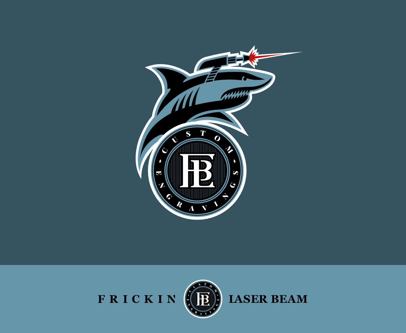 Logo Design by Maestral for Frickin Laser Beam Custom Engravings | Design #30413132