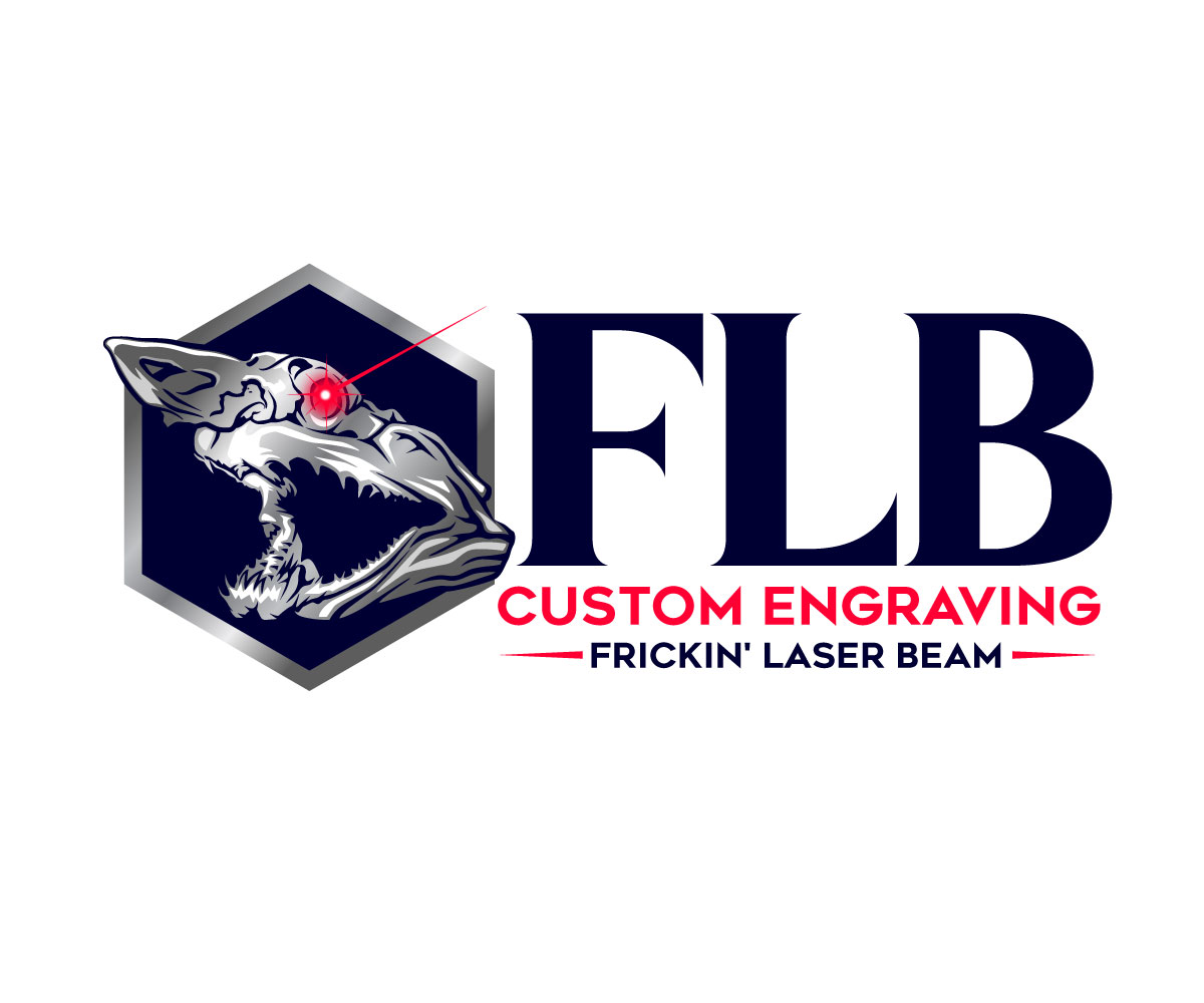 Logo Design by Ansh Design for Frickin Laser Beam Custom Engravings | Design #30407235