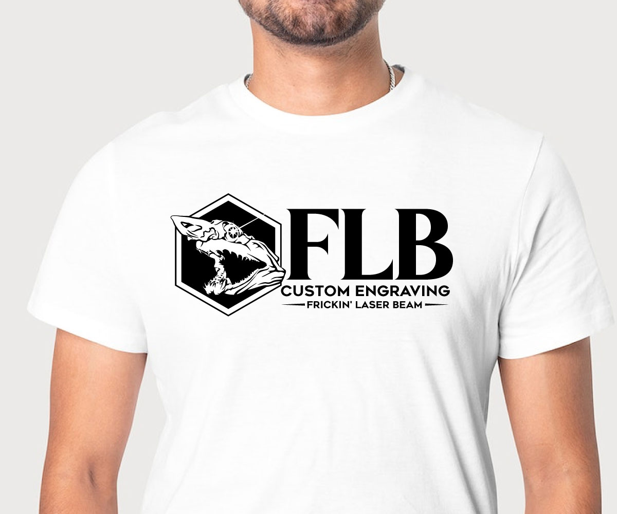 Diseño de Logo por Ansh Design para Frickin Laser Beam Custom Engravings | Diseño #30407236