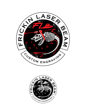 Logo Design by Ansh Design for Frickin Laser Beam Custom Engravings | Design: #30407896