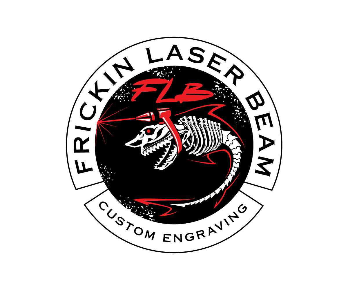 Logo Design by Ansh Design for Frickin Laser Beam Custom Engravings | Design #30408735
