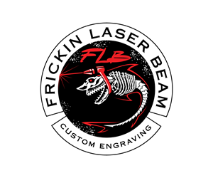 Logo Design by Ansh Design for Frickin Laser Beam Custom Engravings | Design: #30408735