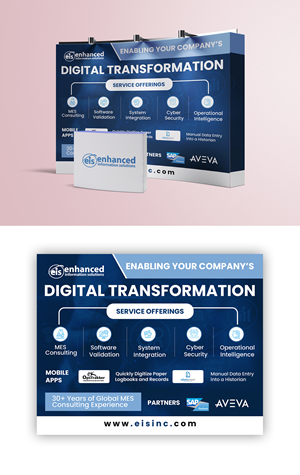 Design de Stand d'Exposition par debdesign pour Enhanced Information Solutions | Design : #30412179