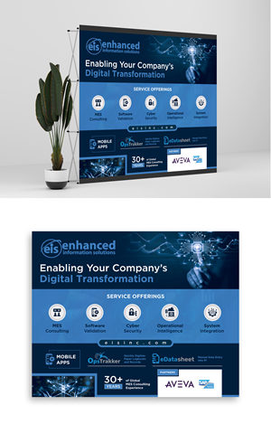 Design de Stand d'Exposition par debdesign pour Enhanced Information Solutions | Design : #30412922