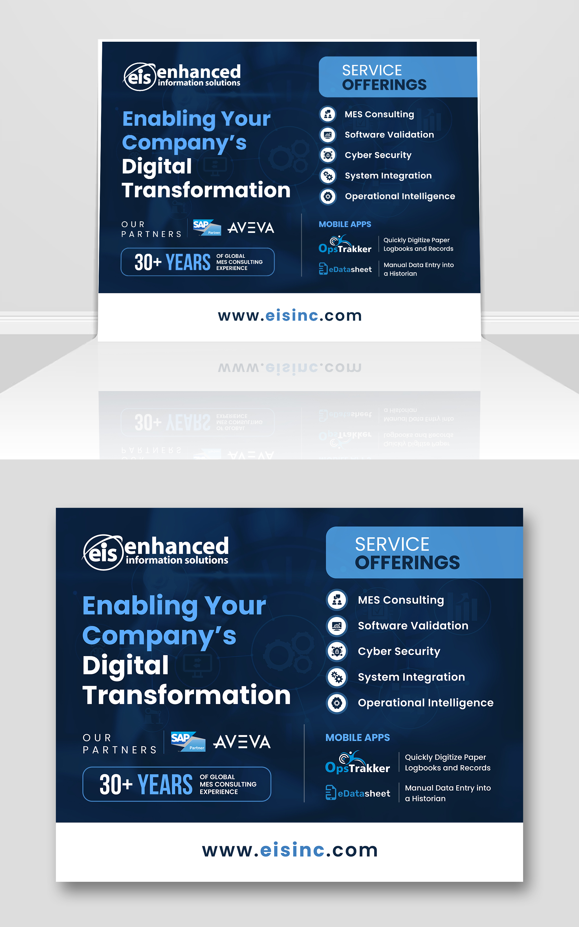 Trade Show Booth Design by debdesign for Enhanced Information Solutions | Design #30413924