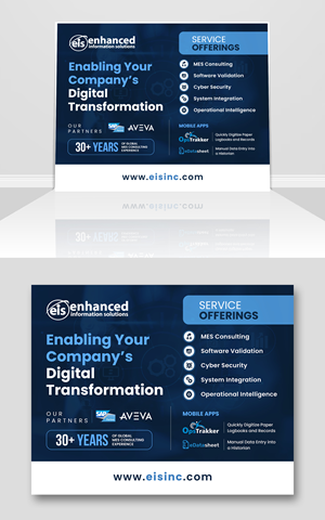 Design de Stand d'Exposition par debdesign pour Enhanced Information Solutions | Design : #30413924