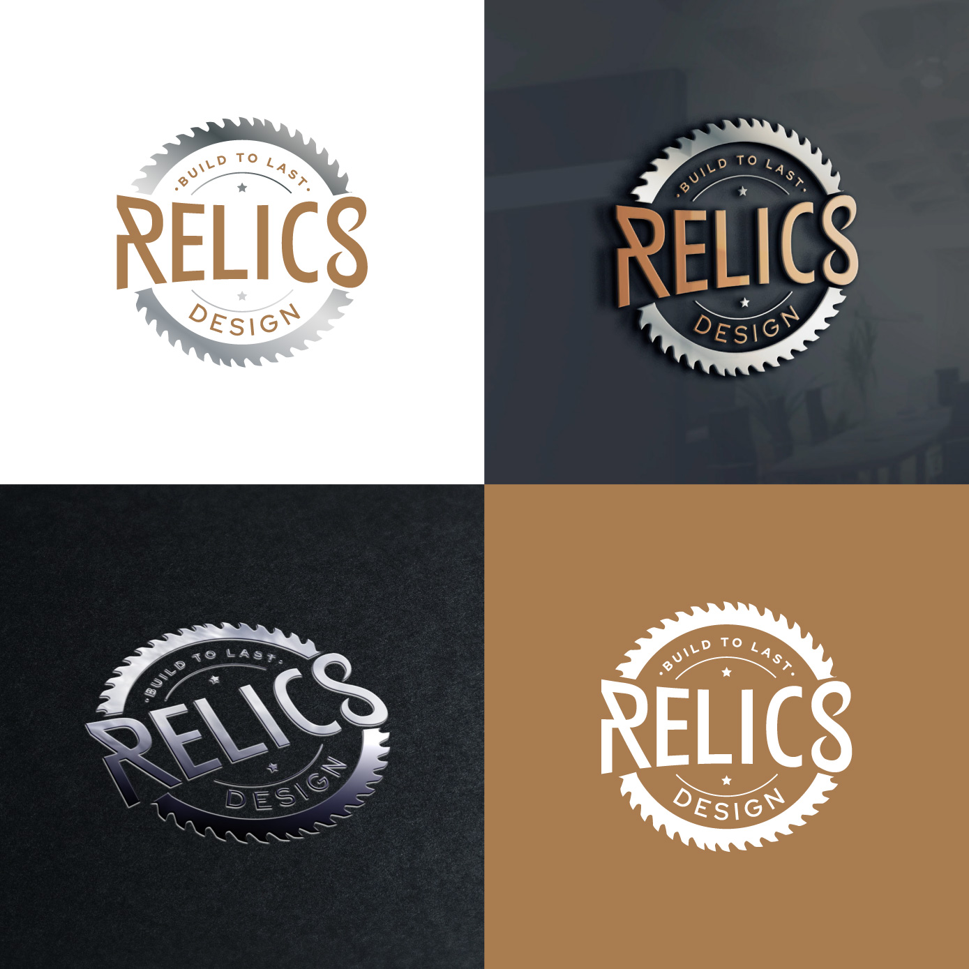 Logo Design by Radsky17 for Relics Design | Design #30427265