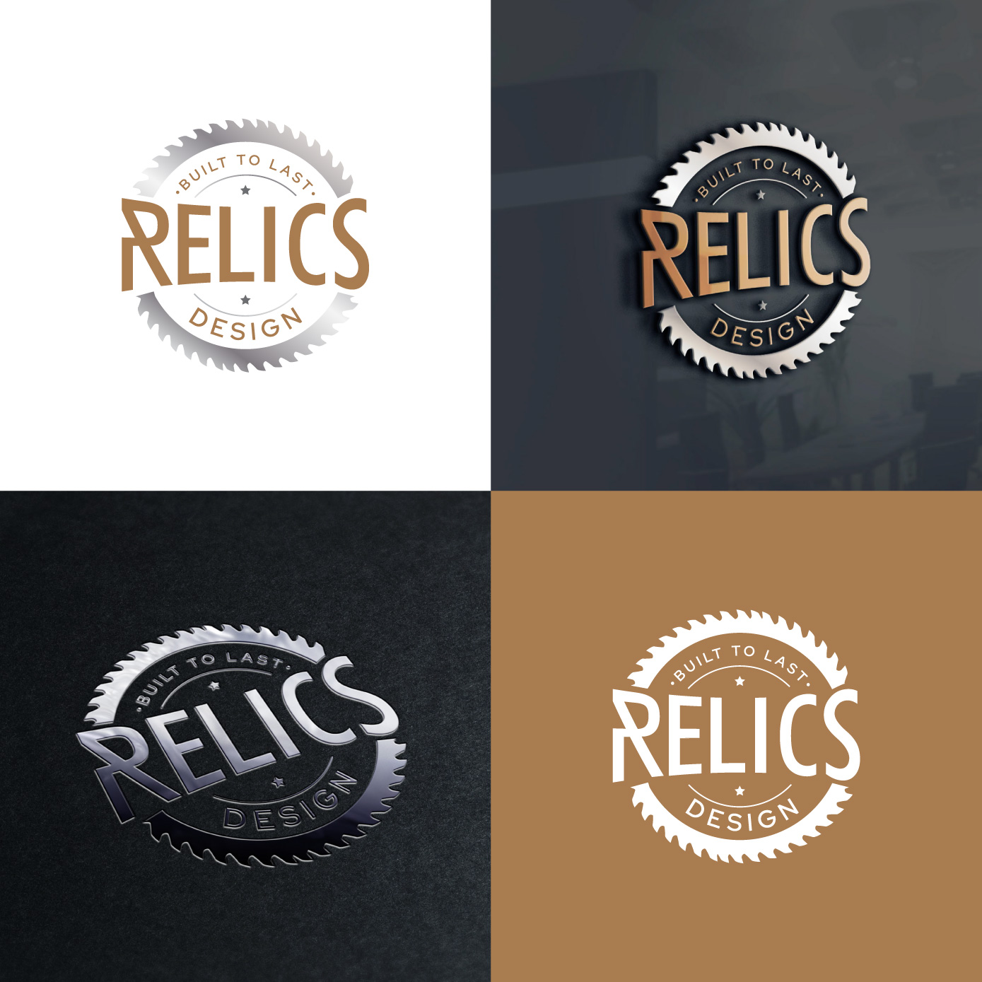 Logo Design by Radsky17 for Relics Design | Design #30429025