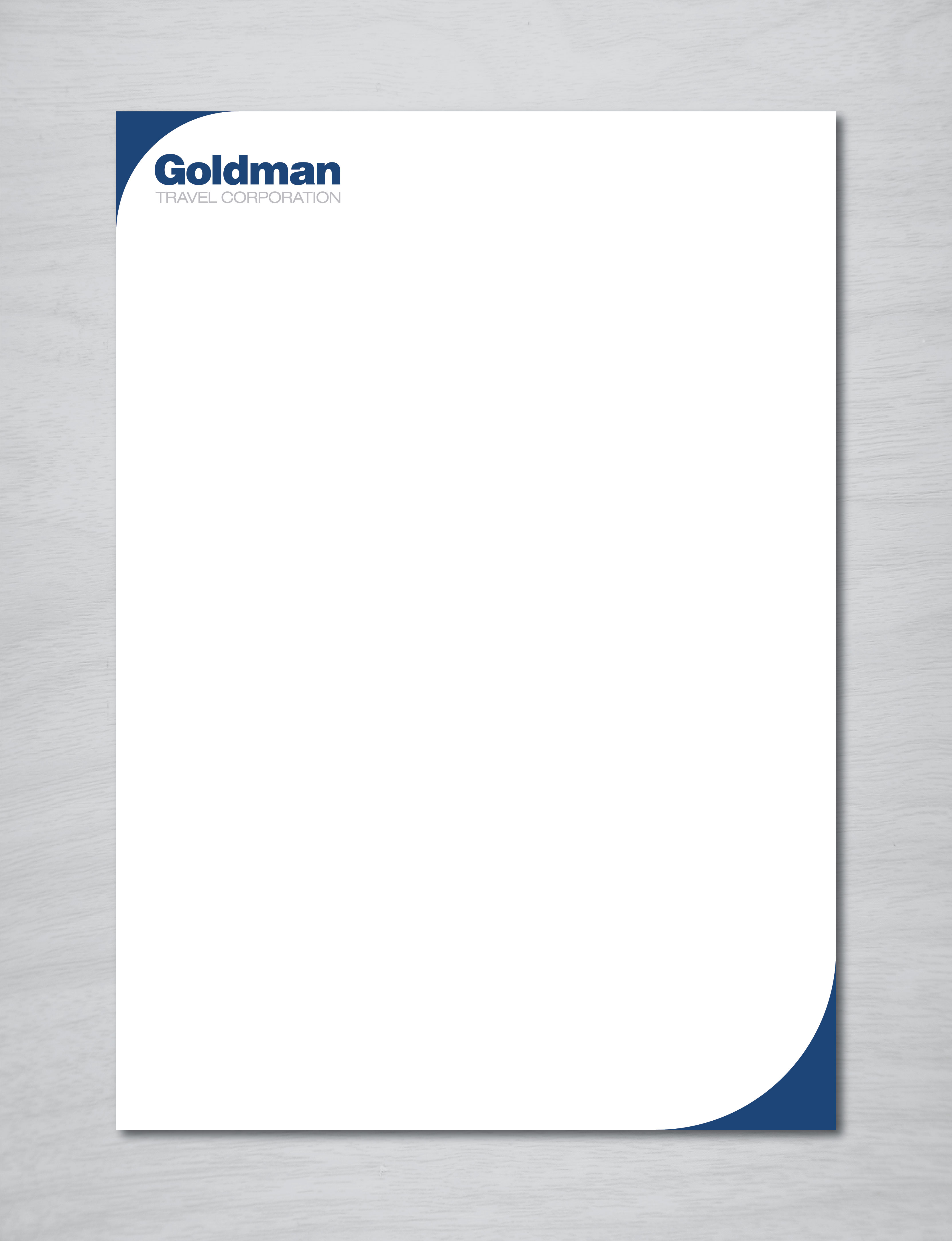 Diseño de Papelería por artbitin para Goldman Travel Corporation | Diseño #30417599