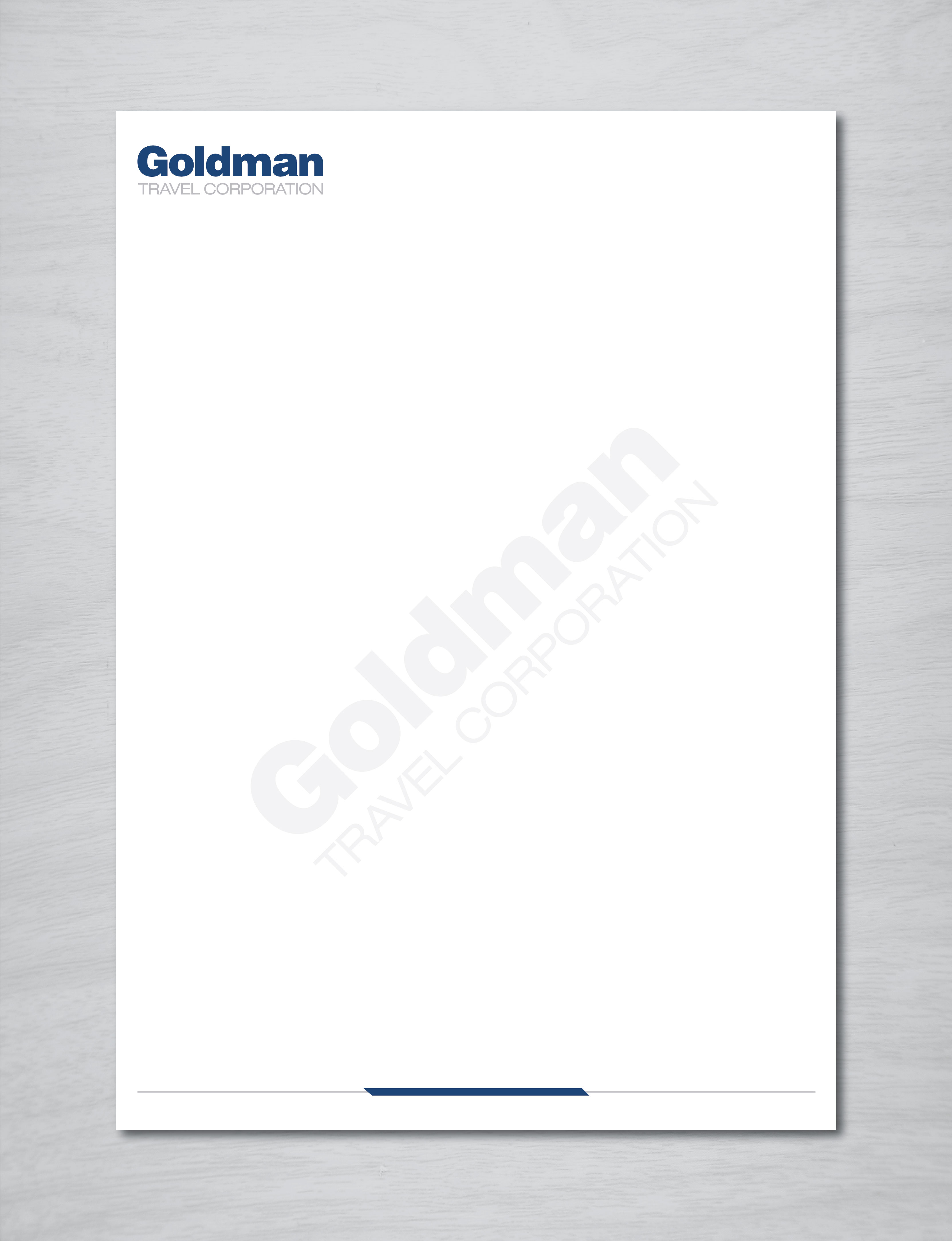 Diseño de Papelería por artbitin para Goldman Travel Corporation | Diseño #30417601