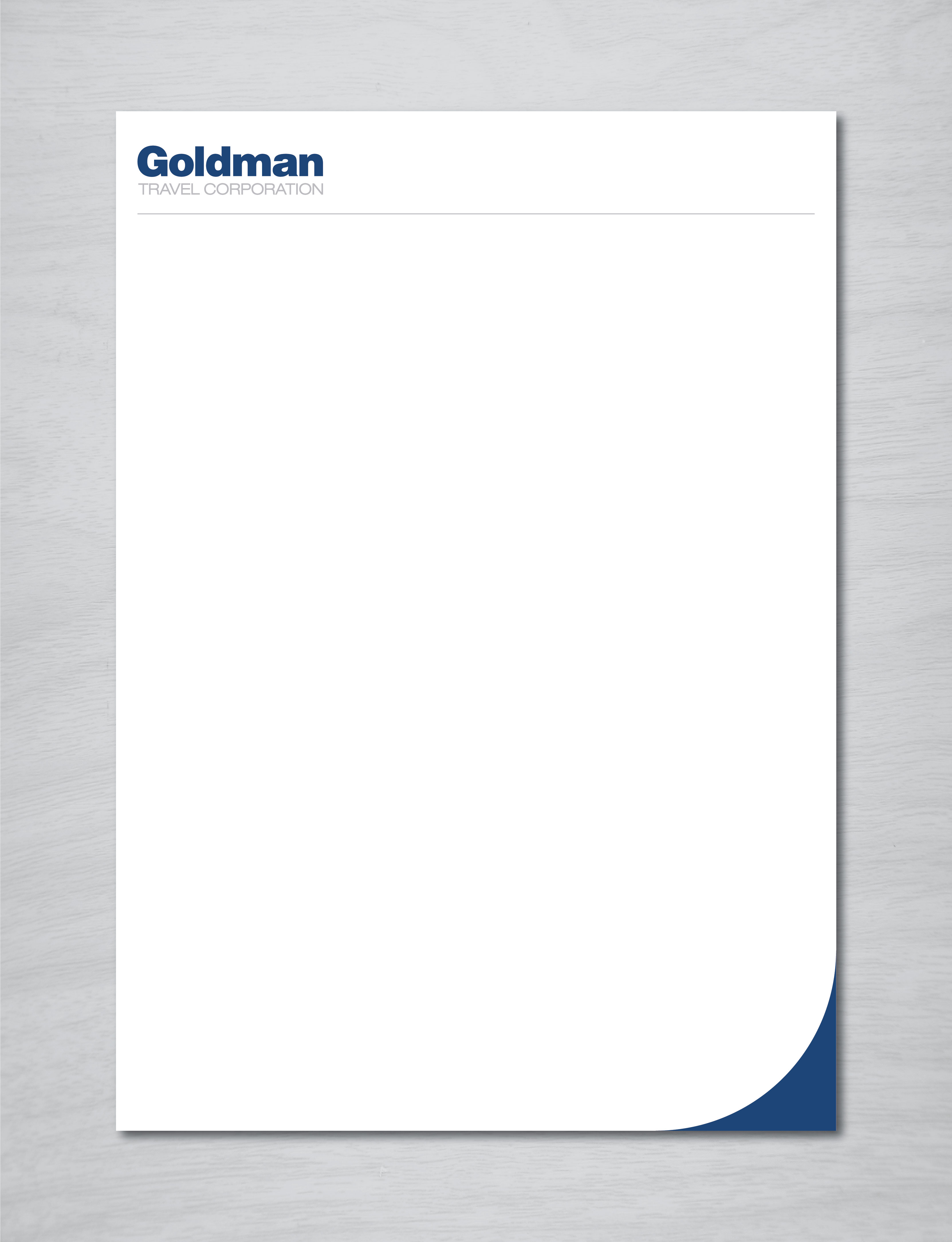 Schreibwaren-Design von artbitin für Goldman Travel Corporation | Design #30417602