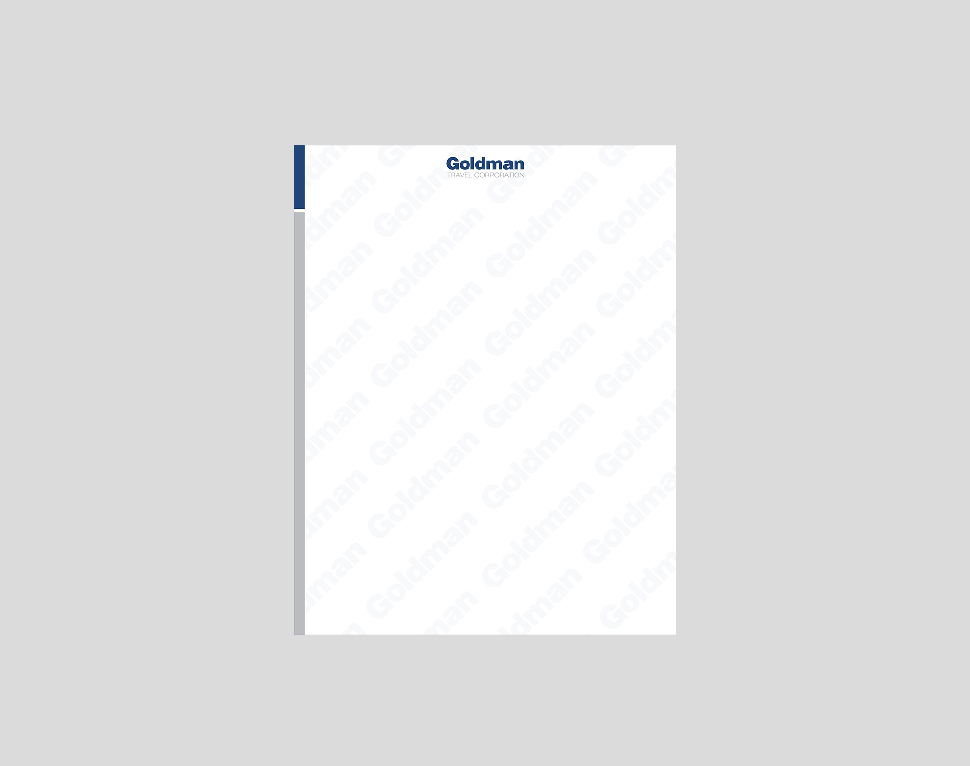 Diseño de Papelería por Creations Box 2015 para Goldman Travel Corporation | Diseño #30416669