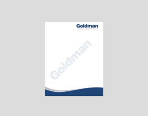 Design de Papeterie par Creations Box 2015 pour Goldman Travel Corporation | Design : #30416670