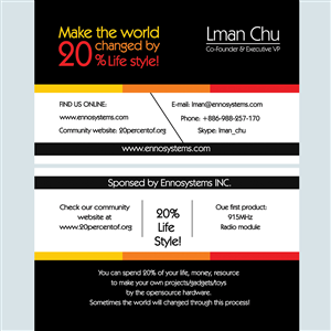 Business Card Design by Cris