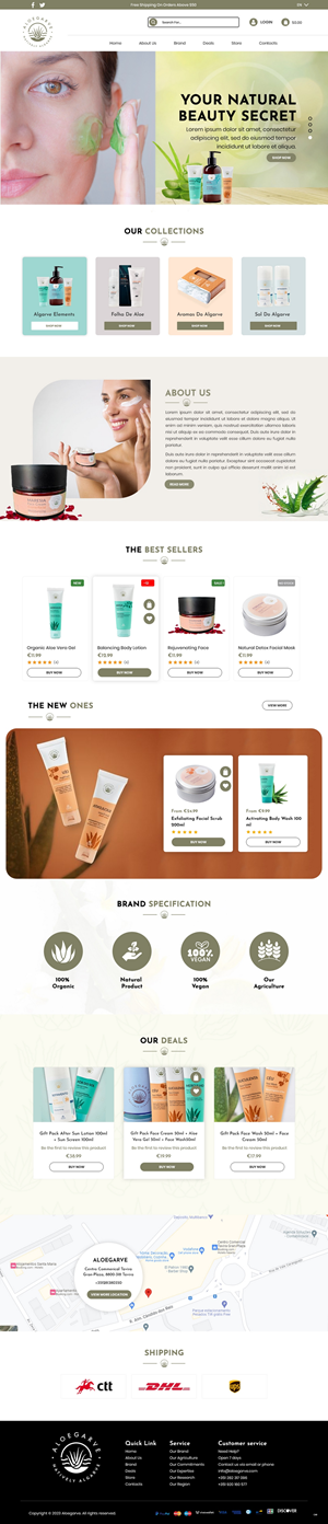 Shopify Design by pb for this project | Design: #30412224