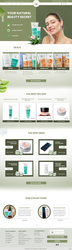 Shopify Design by pb for this project | Design: #30412230