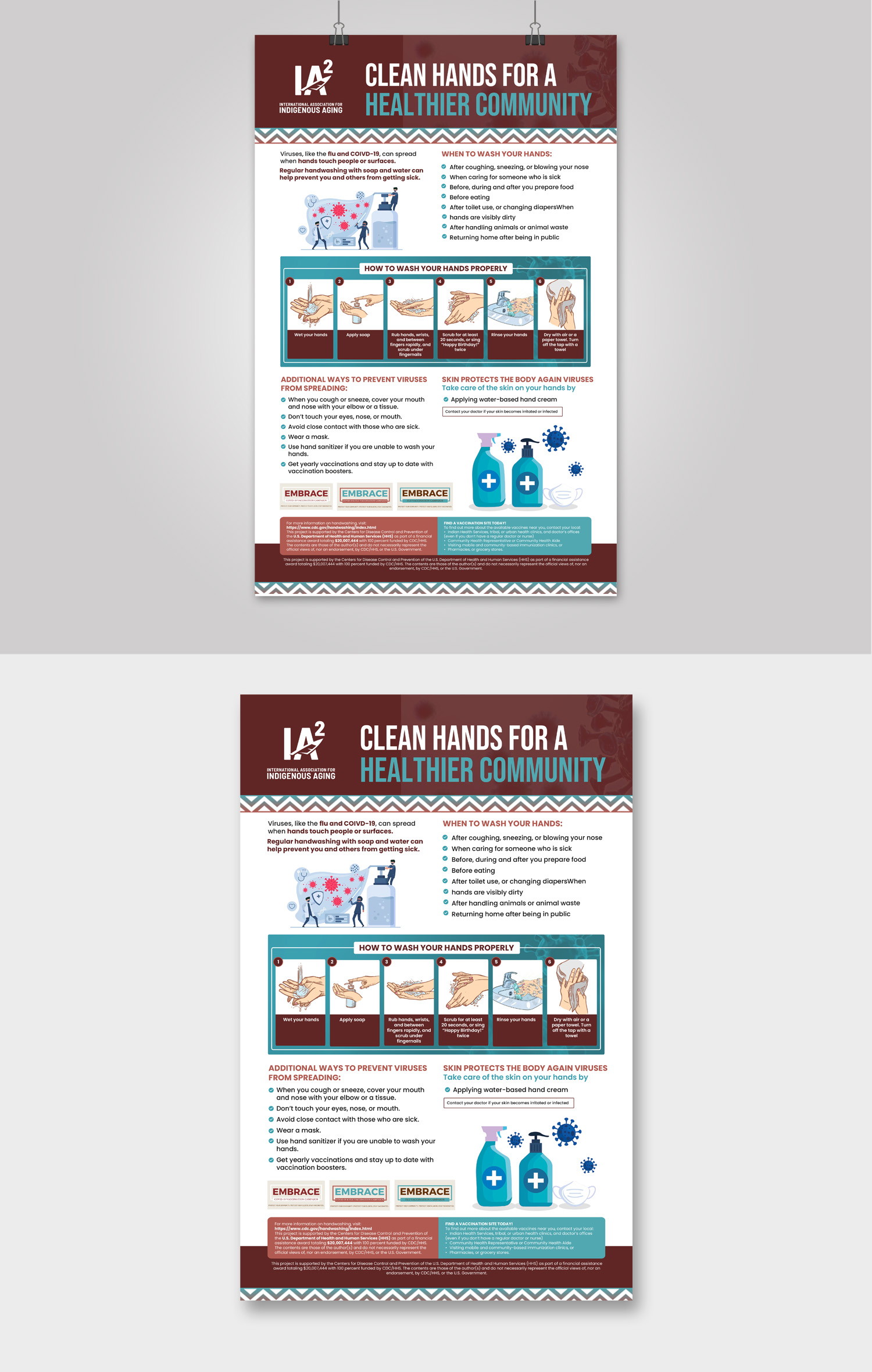 Poster-Design von debdesign für International Association for Indigenous Aging | Design #30410655