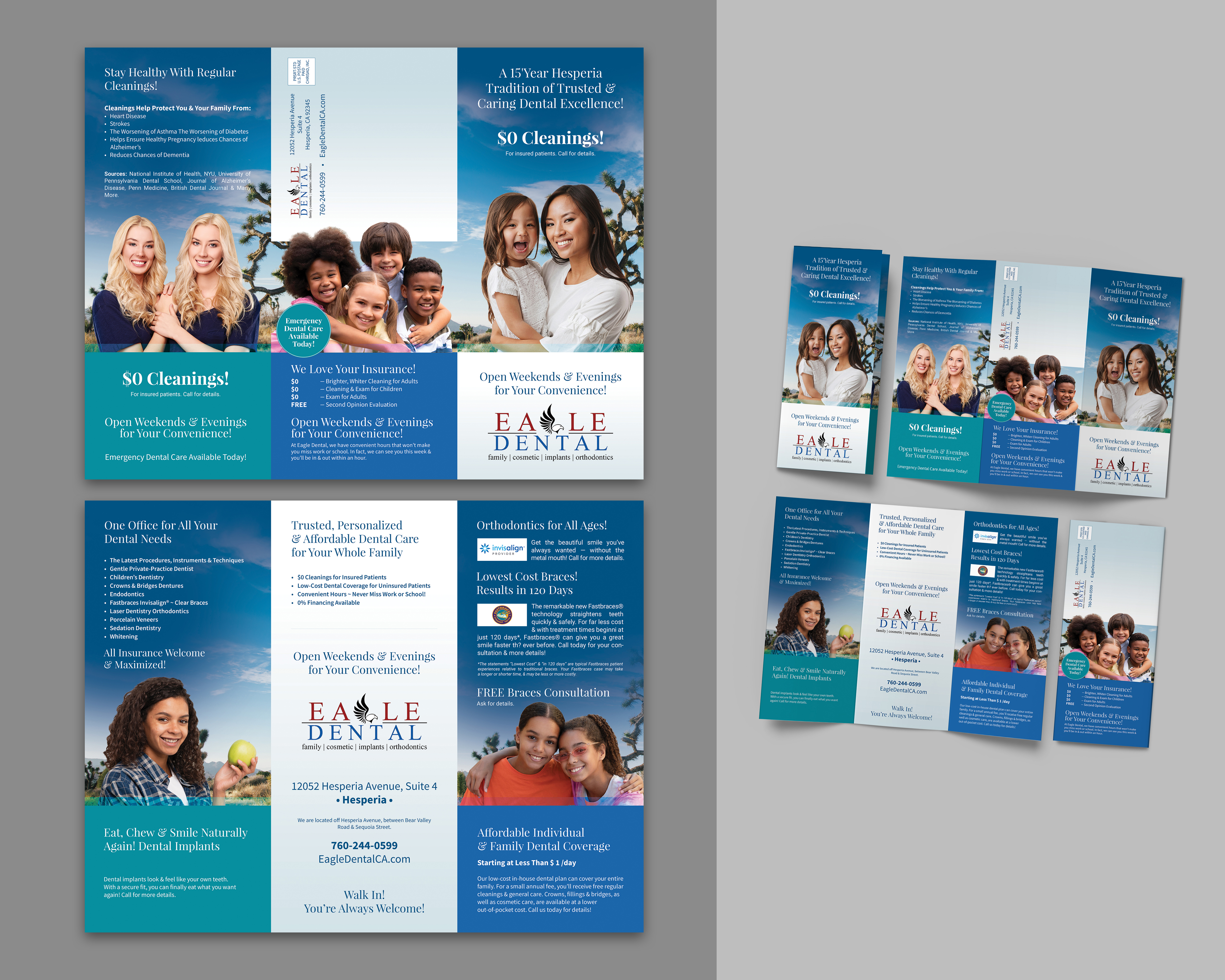 Design de Brochure par Oleksandra Den pour Eagle Dental Group | Design #30441498