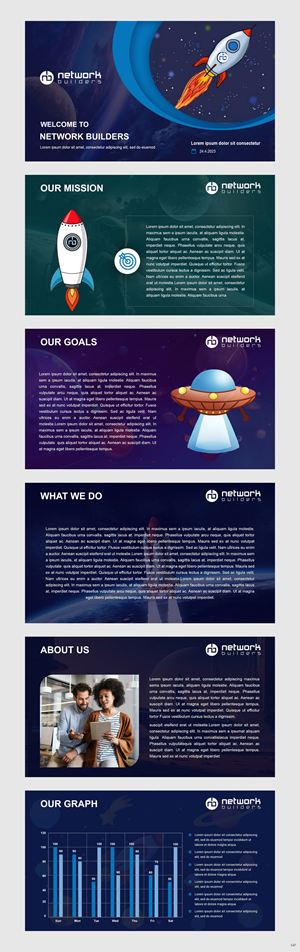 PowerPoint-Design von pb für Network Builders IT | Design: #30423999