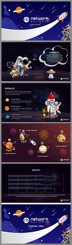 PowerPoint-Design von pb für Network Builders IT | Design: #30424003