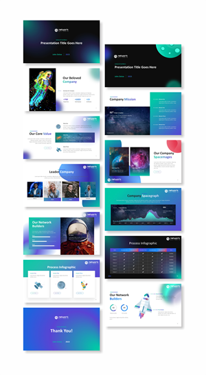 PowerPoint-Design von Awang_ für Network Builders IT | Design: #30441132