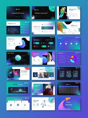 PowerPoint Design by Awang_ for Network Builders IT | Design: #30495713