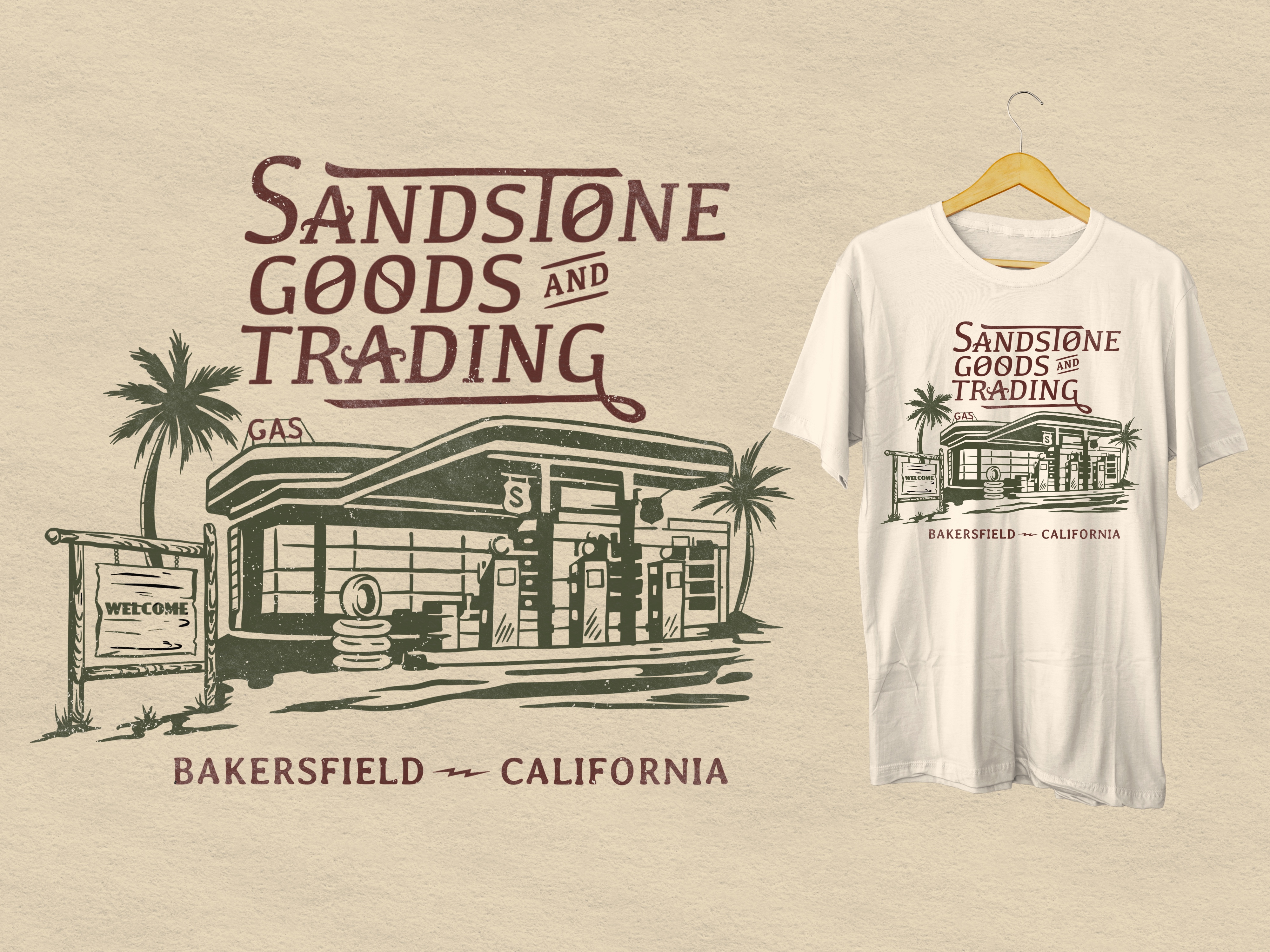 Apparel Design by Letterdot for Sandstone Goods Inc | Design #30495051