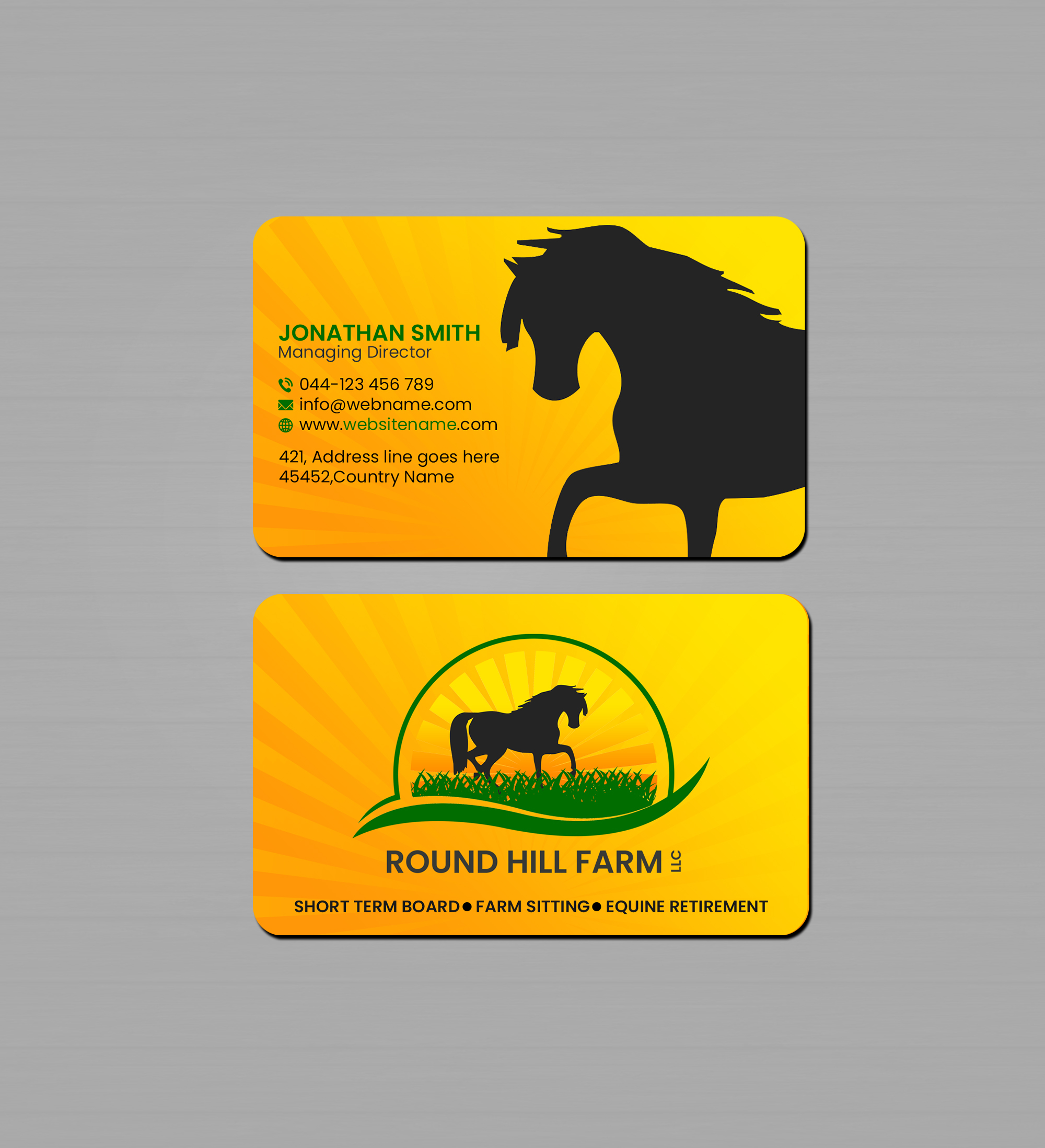 Business Card Design by Creations Box 2015 for this project | Design #30411468