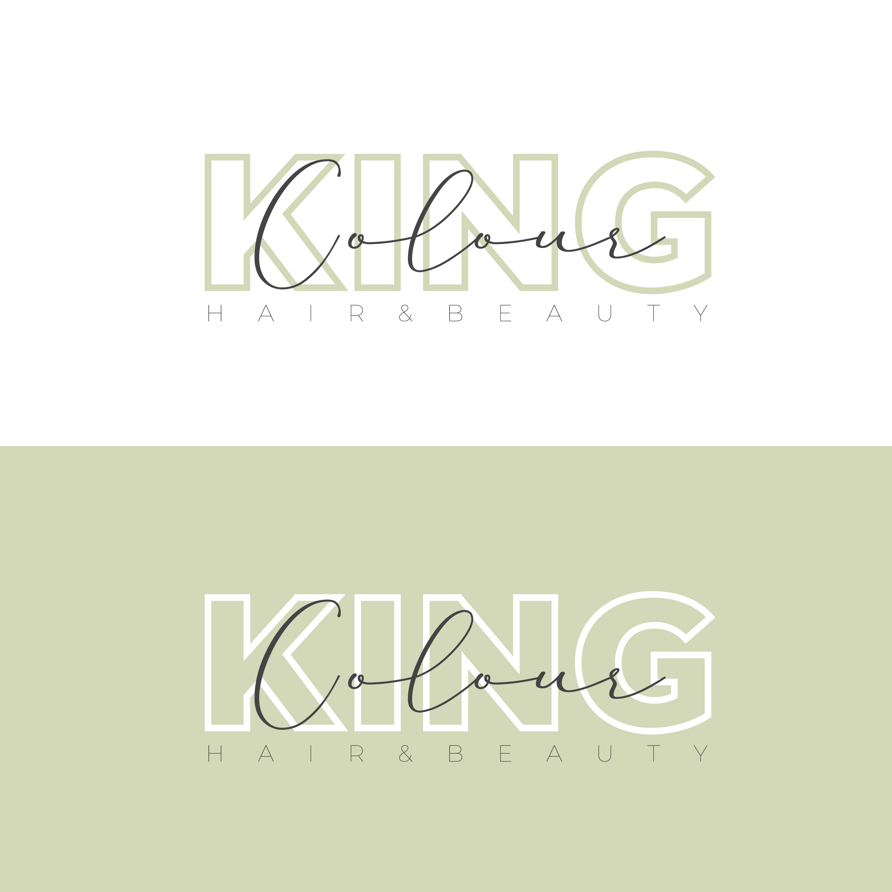 Logo Design by ICKE for ColourKing Hair & Beauty  | Design #30439224