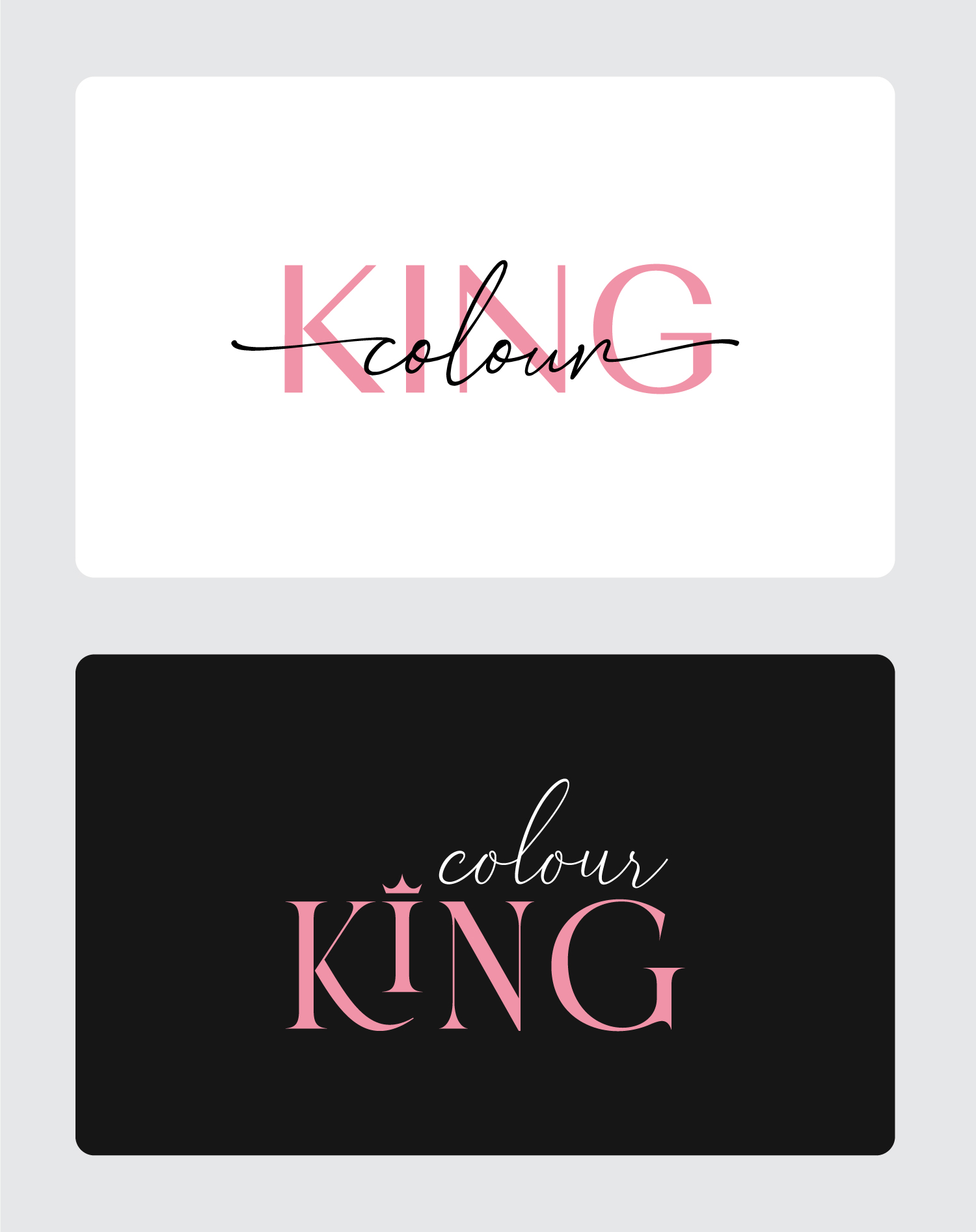 Logo Design by Deejah for ColourKing Hair & Beauty  | Design #30422938