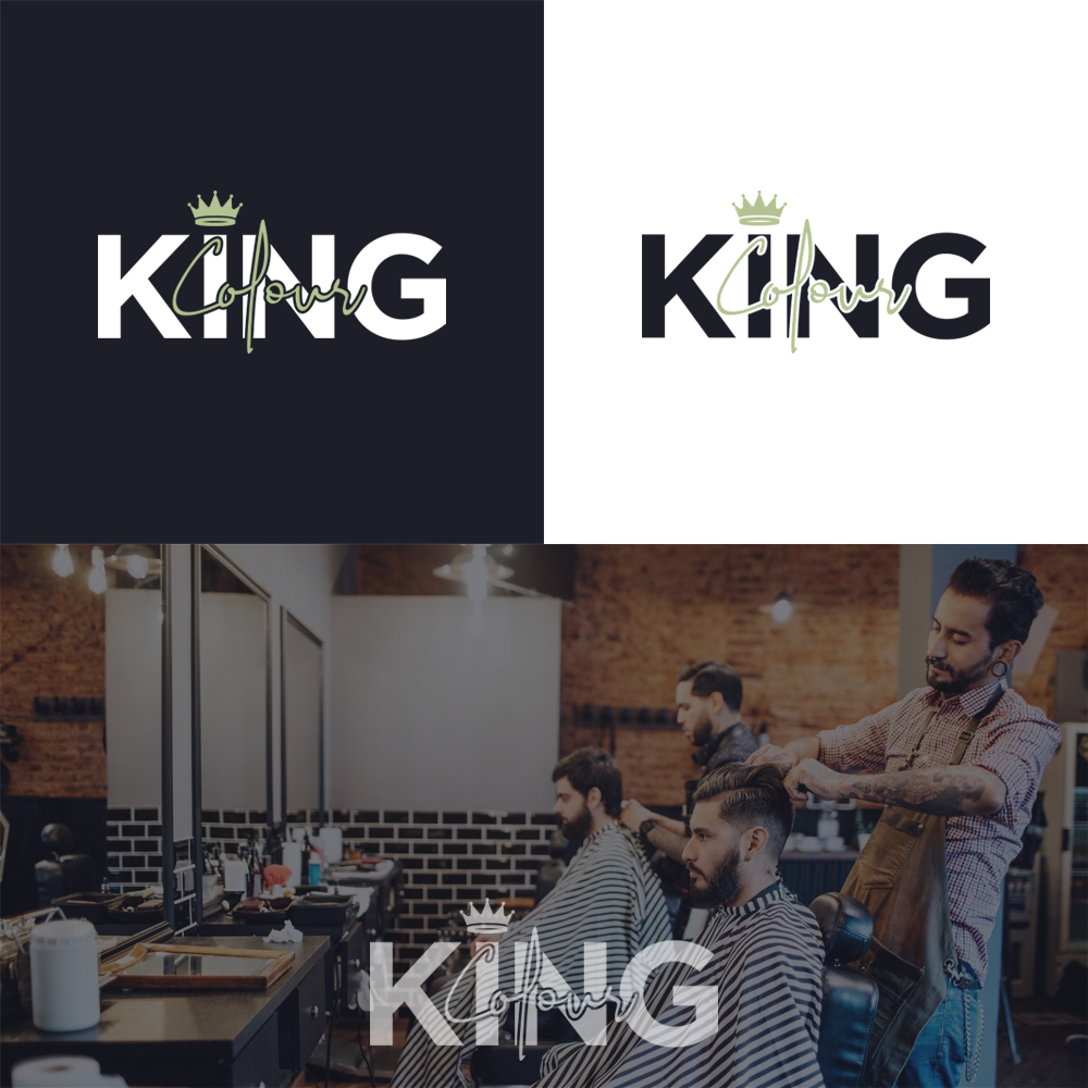 Logo Design by P6 for ColourKing Hair & Beauty  | Design #30410215