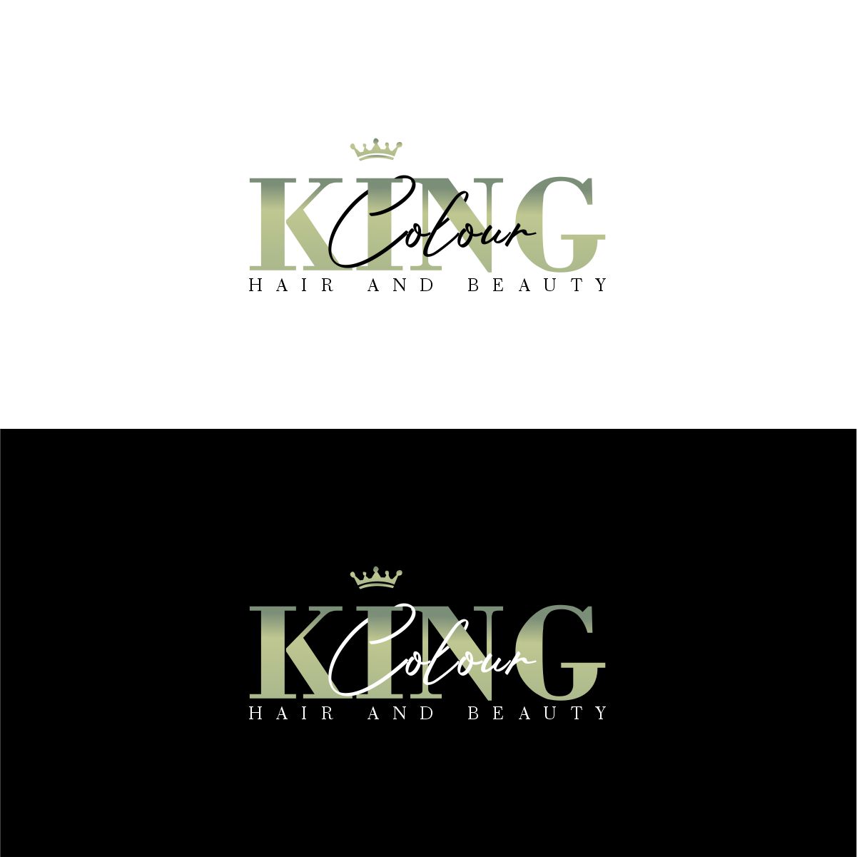 Logo Design by creative.bugs for ColourKing Hair & Beauty  | Design #30411497