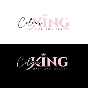 Logo Design by creative.bugs for ColourKing Hair & Beauty  | Design: #30411498