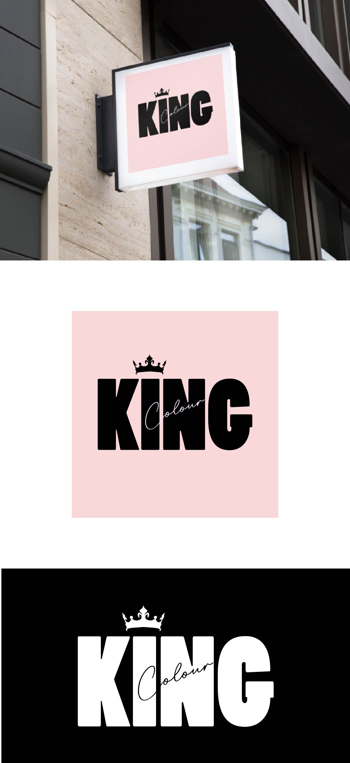 Logo Design by fly  design for ColourKing Hair & Beauty  | Design #30410892