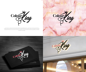 Logo Design by Deziner_suvro for ColourKing Hair & Beauty  | Design: #30424419