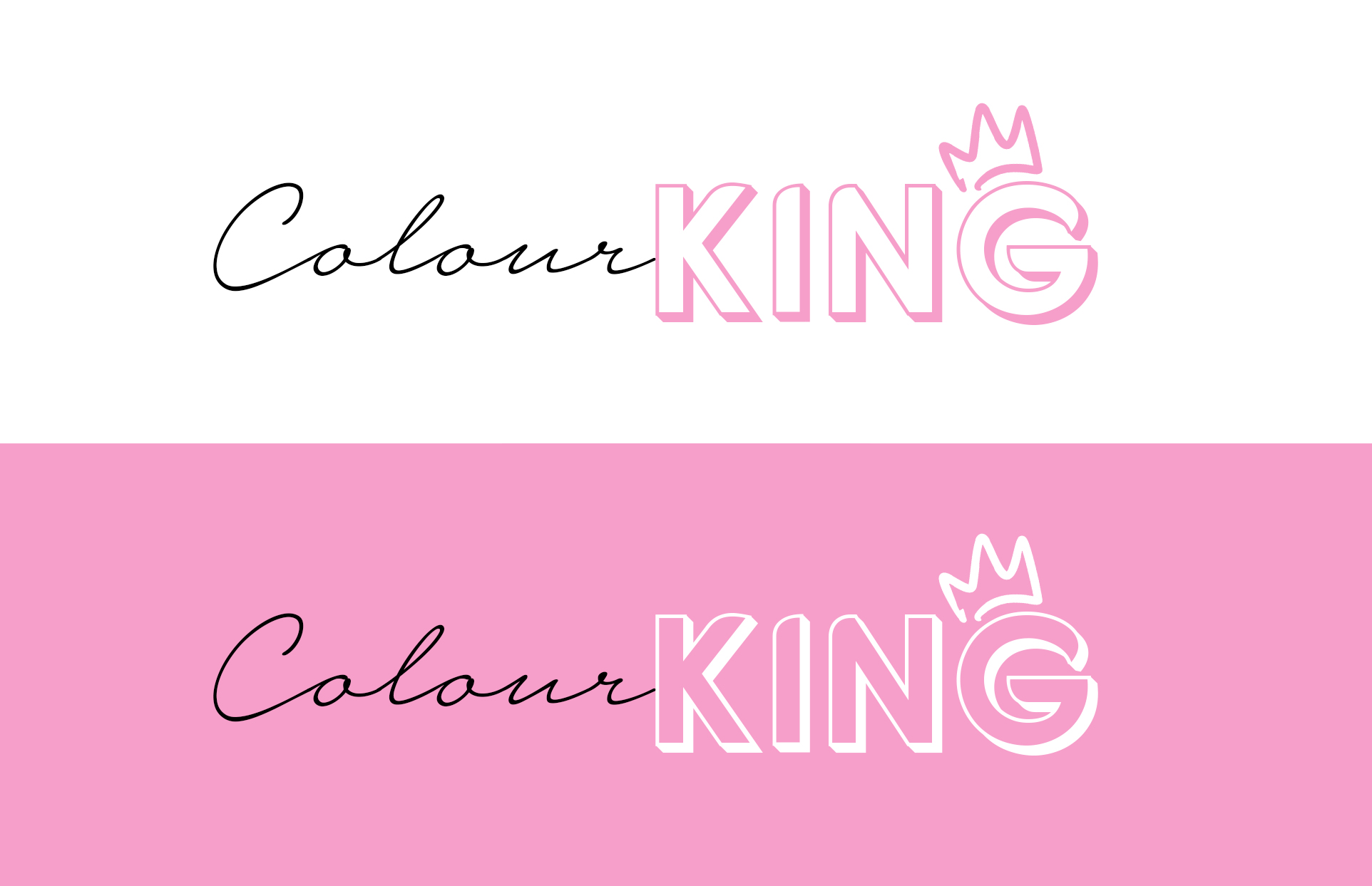 Logo Design by Soonia for ColourKing Hair & Beauty  | Design #30429367