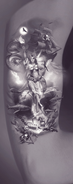 Tattoo Design by eCCe for this project | Design #30463016