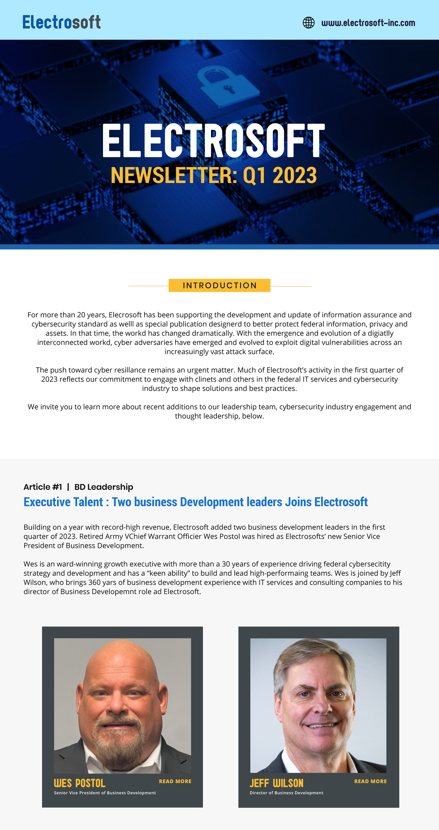 Newsletter Design by Expert Designer for ASM | Design #30417105
