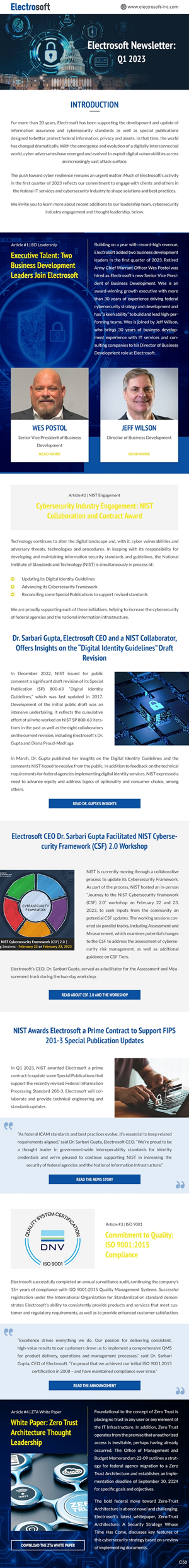 Newsletter Design by pb