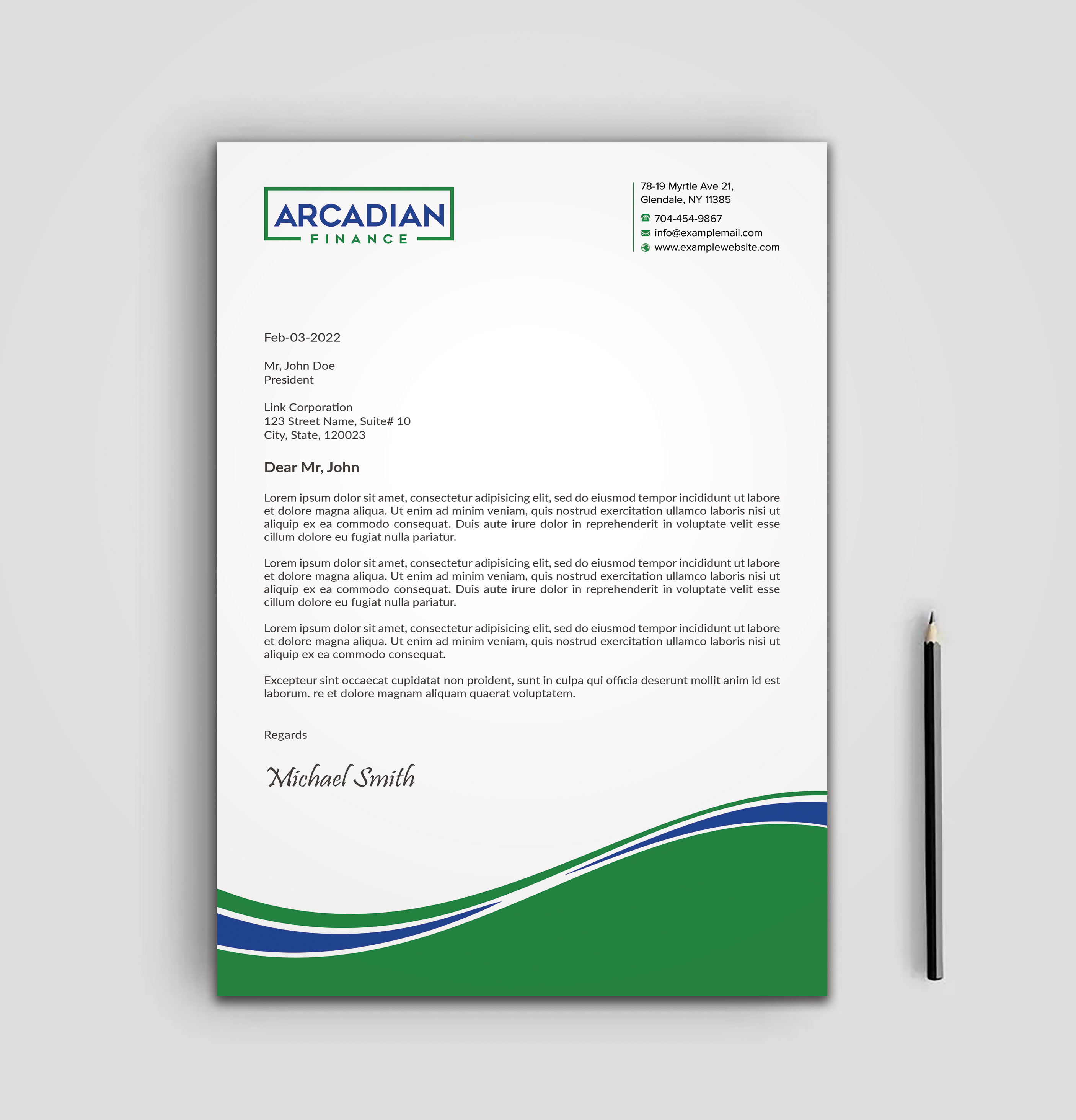 Stationery Design by sadikul islam for this project | Design #30429833