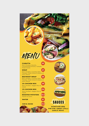 Menu Design by Mamata Sasmal