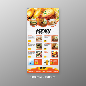 Menu Design by KreativeMadz for this project | Design: #30427653