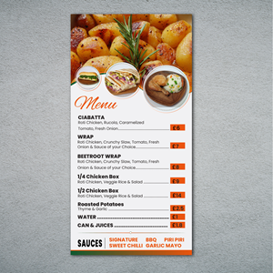 Diseño de Menú por Elijah Designer para este proyecto | Diseño #30431024